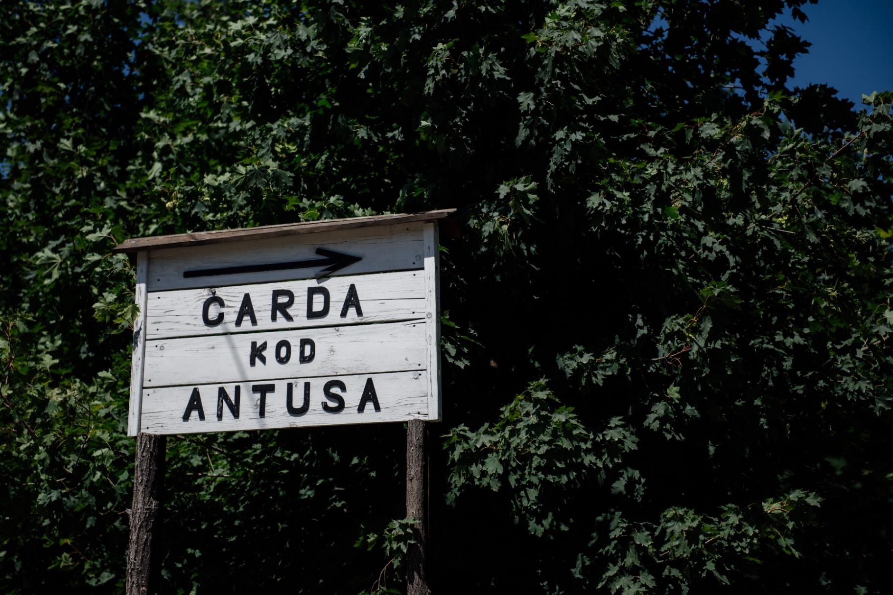 Tabla restorana Čarda kod Antuša